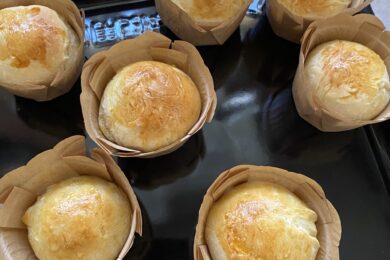 バターの代わりにソイレブールで焼いたブリオッシュ