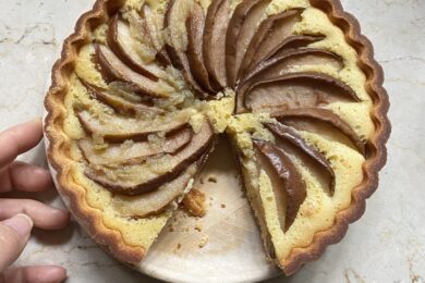 洋ナシのタルト